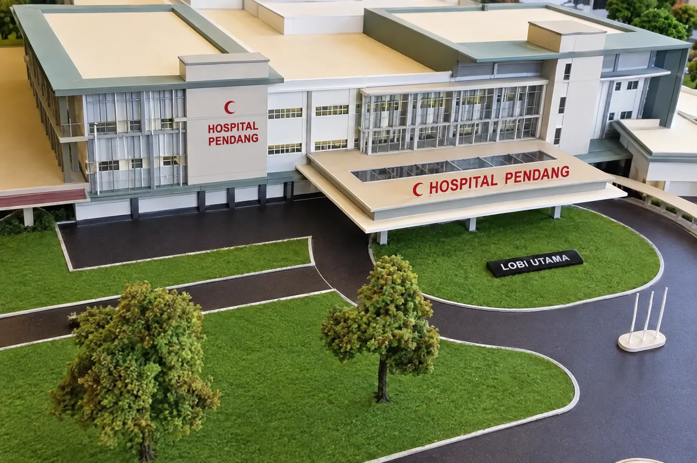 Hospital Pendang building model