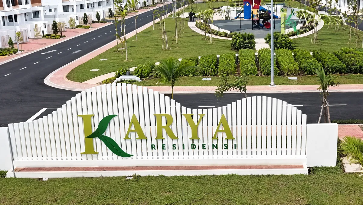 Karya Residensi entrance signage