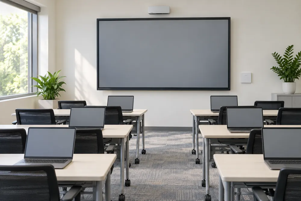 Corporate training room